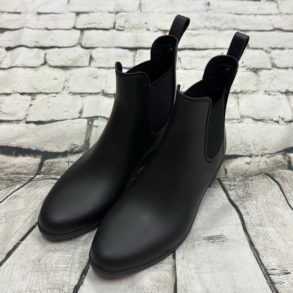 Sam Edelman Black Chelsea Rain Boot